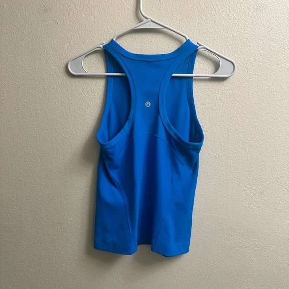 Lululemon Align Waist-Length Racerback Tank Top Size 2 Blue - Picture 2 of 7